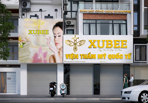 Bảng hiệu Thẩm Mỹ Viện XUBEE